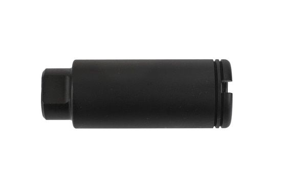 The KAK Industry 30 caliber flash can is slim to fit underneath most handguards